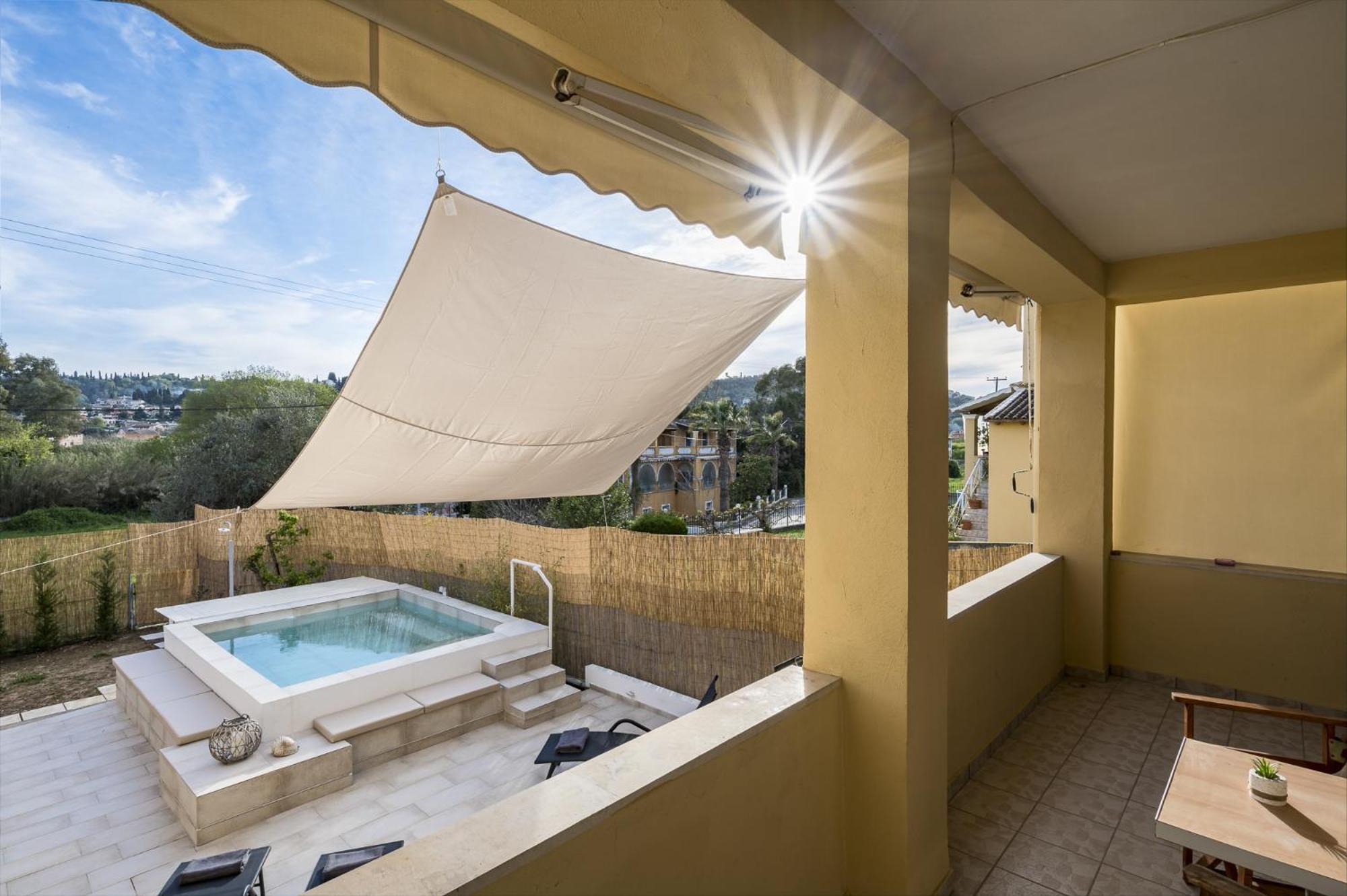 Villa Nina With Private Plunge Pool, 5Km To Corfu Town Экстерьер фото